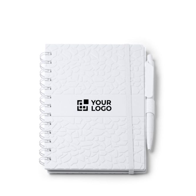 Block notes a righe fatto con estratti di pietra copertina rigida A5