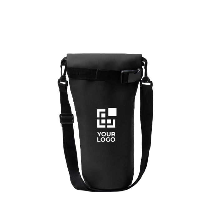 Borsa termica per bottiglie con tracolla e chiusura a zip 1 L