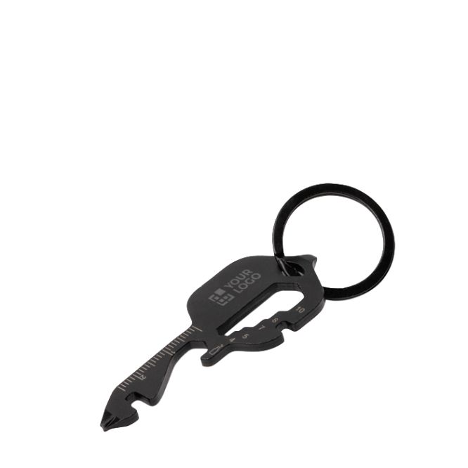 Portachiavi multiutensile a forma di chiave, 13 funzioni