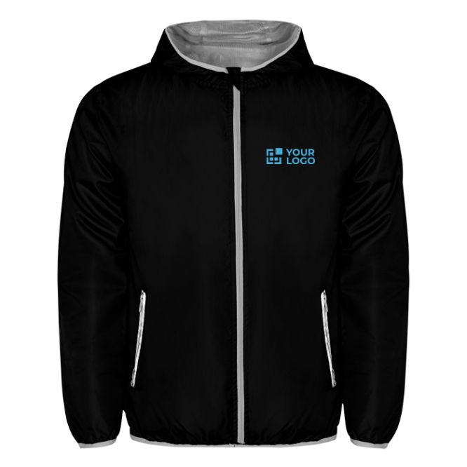 Giacca a vento cappuccio e tasca marsupio 60g/m2 Roly Direct Angelo 