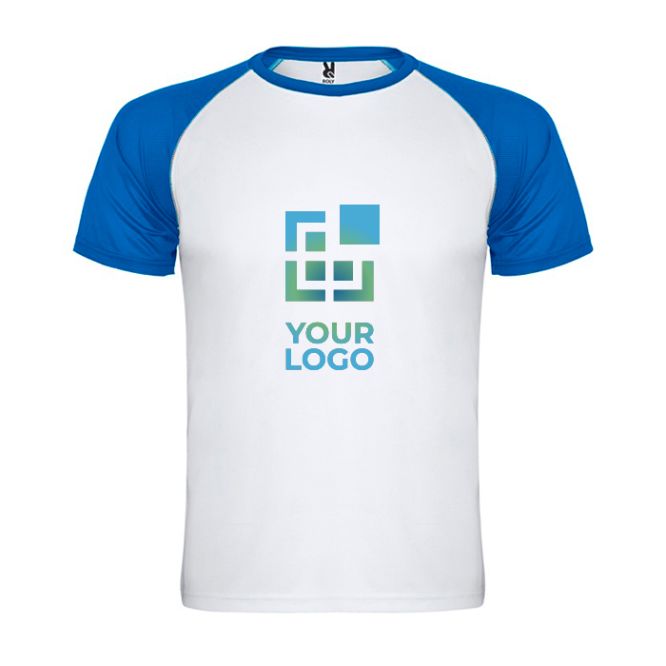 T-shirt sportiva in poliestere 140 g/m2 Roly Direct Indianapolis 