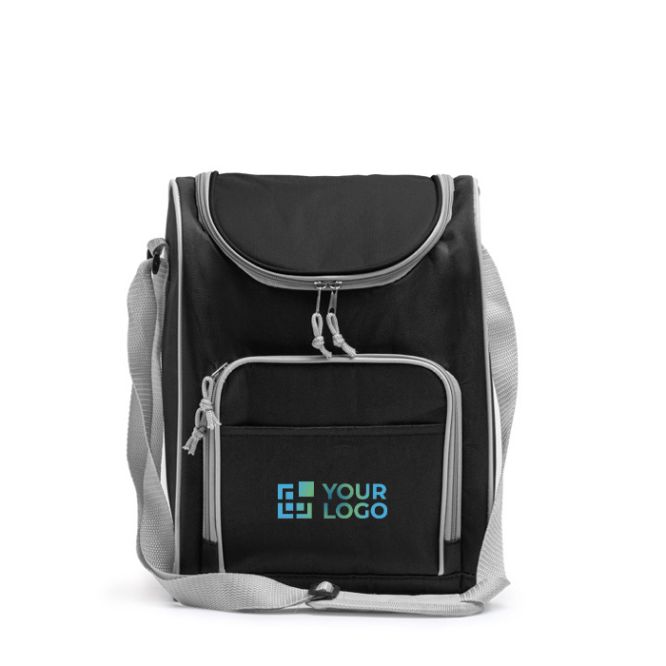 Borsa termica in poliestere con tasca principale isotermica da 15L