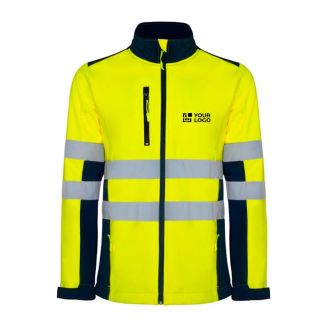 Giacca da lavoro softshell alta visibilità 320 g/m2 Roly Antares 
