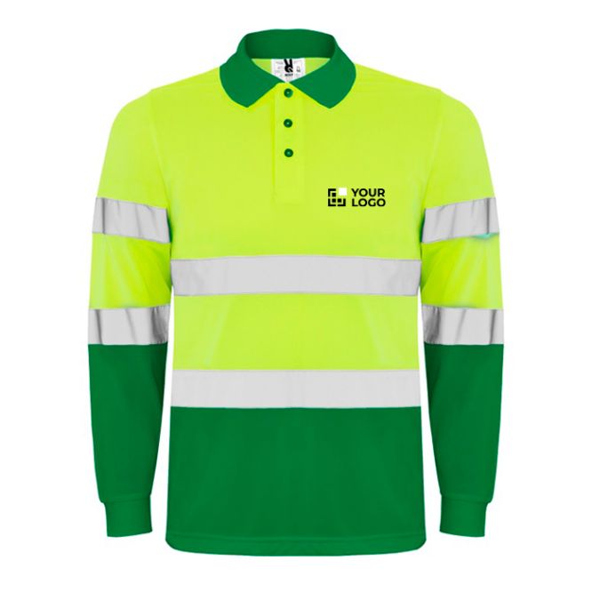 Polo da lavoro tecnico a maniche lunghe 170 g/m2 Roly Polaris L/S 