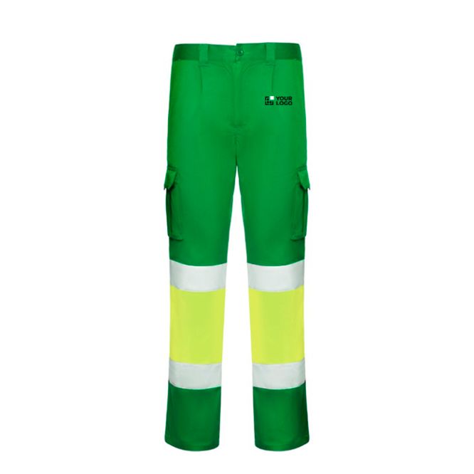 Pantaloni da lavoro alta visibilità 250 g/m2 Roly Daily Stretch HV 