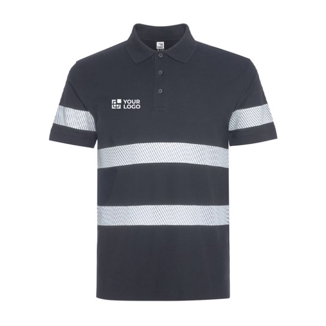 Polo unisex a manica corta ad alta visibilità 220 g/m2 Roly Foran