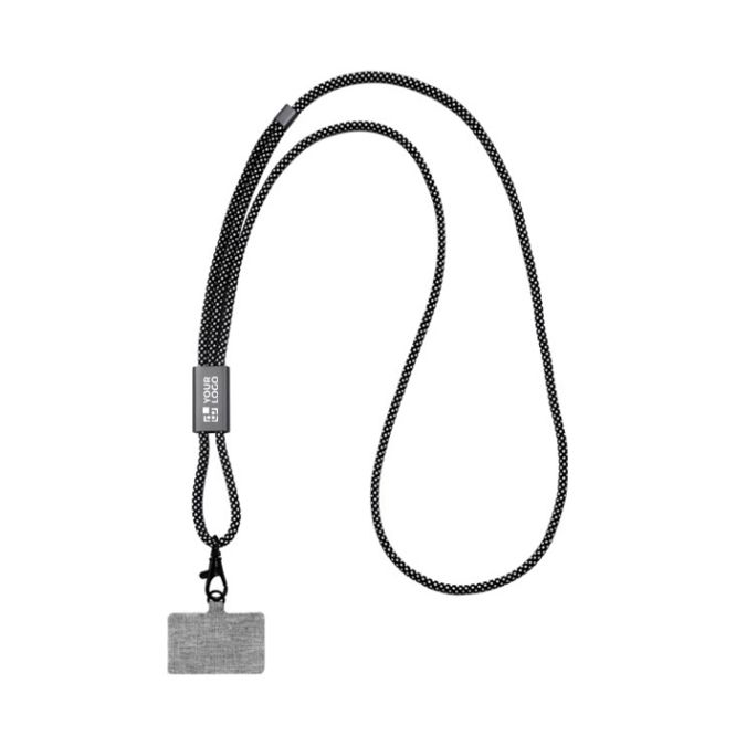 Lanyard in RPET elegante per custodia smartphone BrandCharger