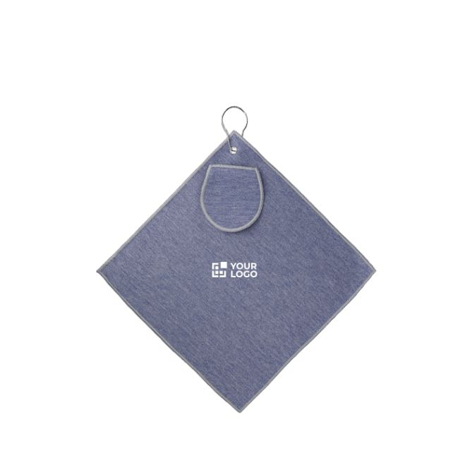 Asciugamano in RPET speciale per golf con tasca per pallina