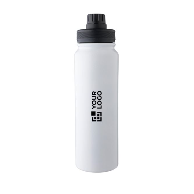 Borraccia acciaio inox a doppia parete con tappo supporto per cellulare 800ml
