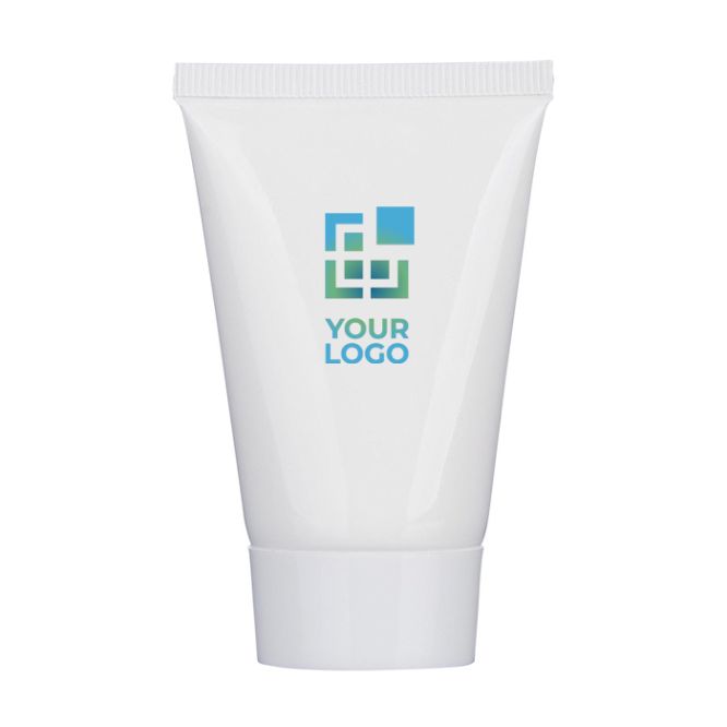 Protezione solare SPF30 profumata alla vaniglia in tubo bianco