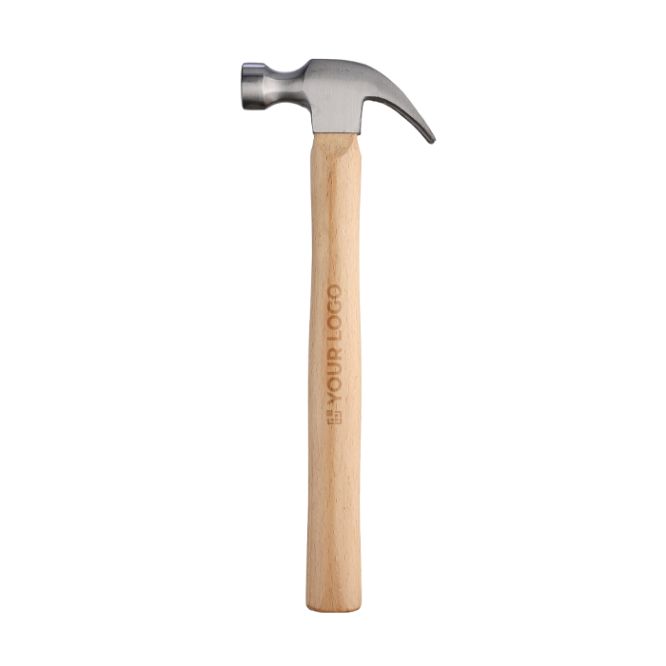 Martello con manico in legno di faggio e testa in acciaio