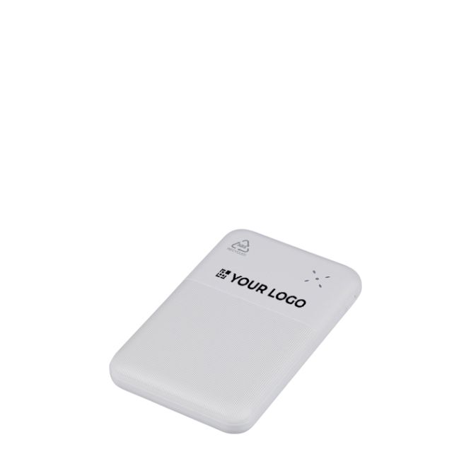 Powerbank in plastica riciclata con ricarica rapida 10.000 mAh