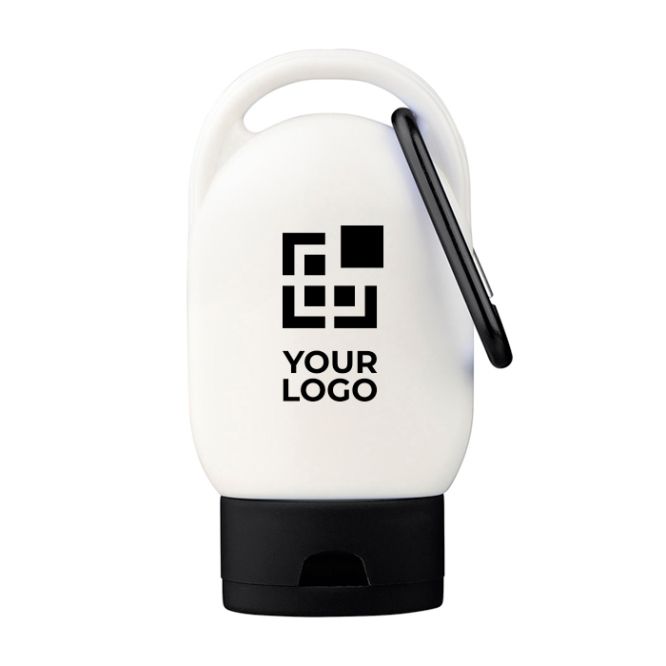 Lozione solare con moschettone e tappo colorato SPF30 30 ml