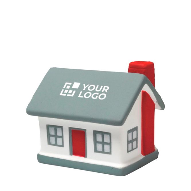 Antistress in PU a forma di casa da personalizzare