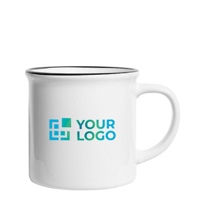 Tazza in ceramica stile vintage ideale per sublimazione da 250 ml