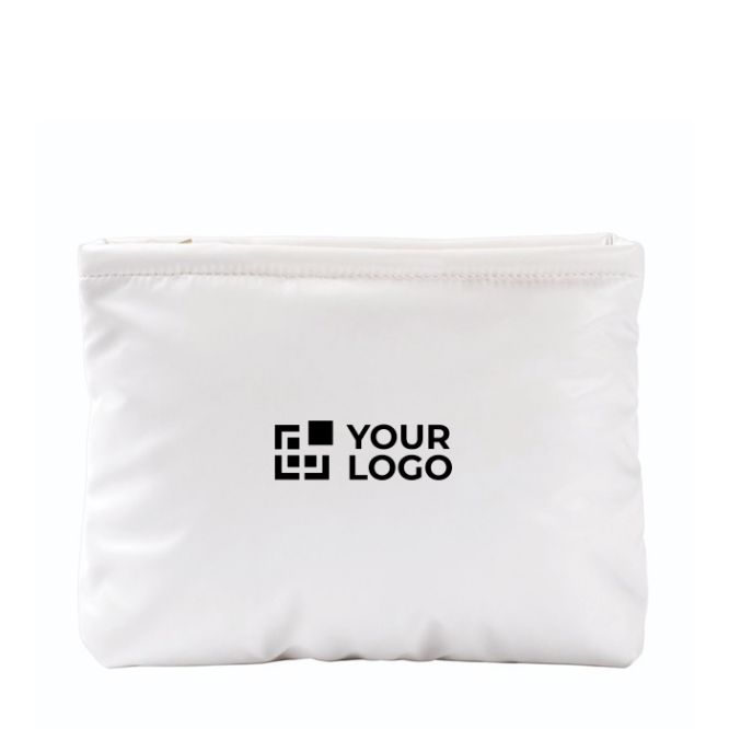 Pochette rettangolare in poliestere imbottito e morbido 120 g/m2