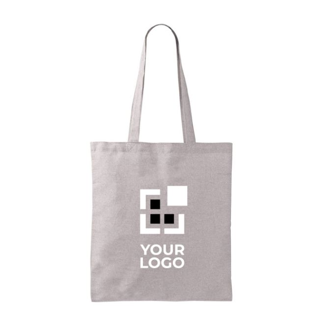 Tote bag in cotone e poliestere con manici lunghi 120 g/m2