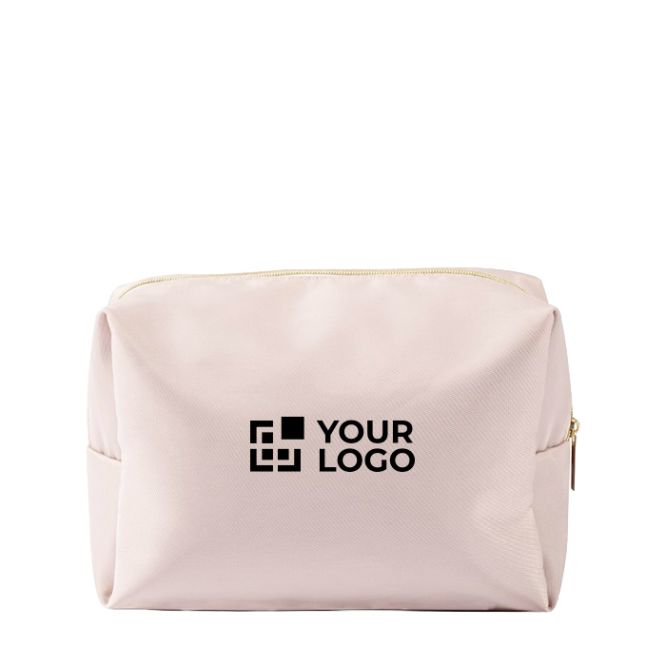 Beauty case resistente in nylon e poliestere a scomparto unico