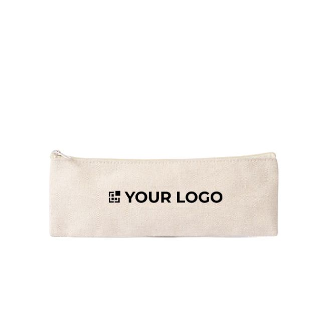 Astuccio in cotone riciclato con elastico per taccuino
