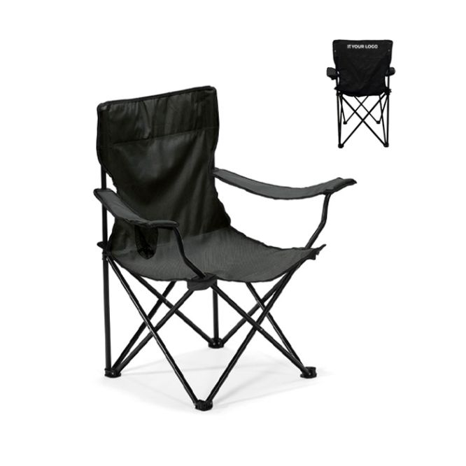 Sedia personalizzata da camping/spiaggia vista area di stampa