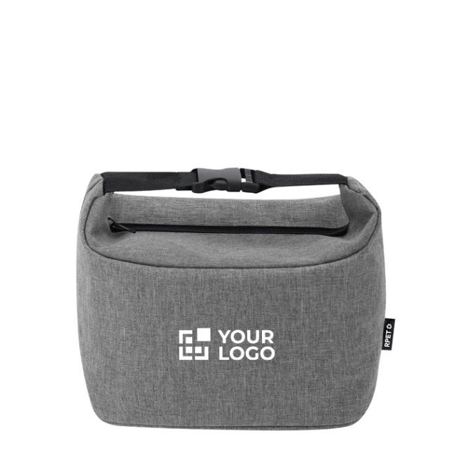 Borsa frigo in plastica riciclata con fibbia e isolamento