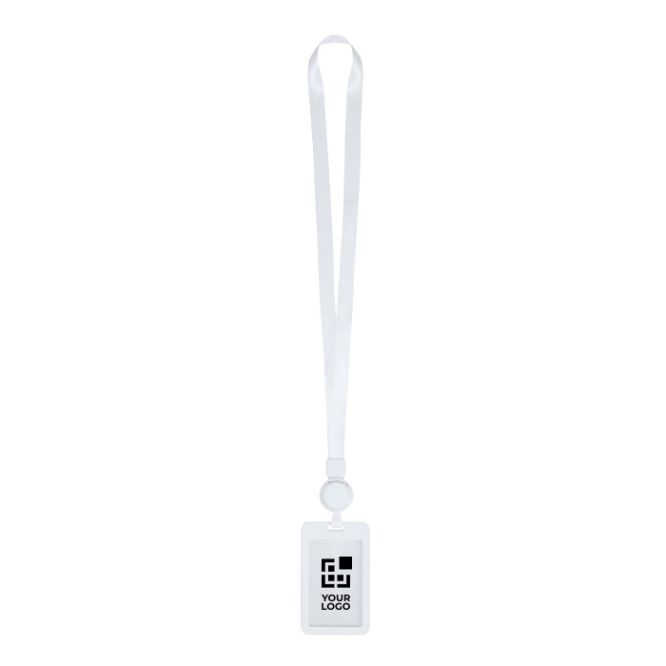 Lanyard estensibile con portabadge removibile e clip