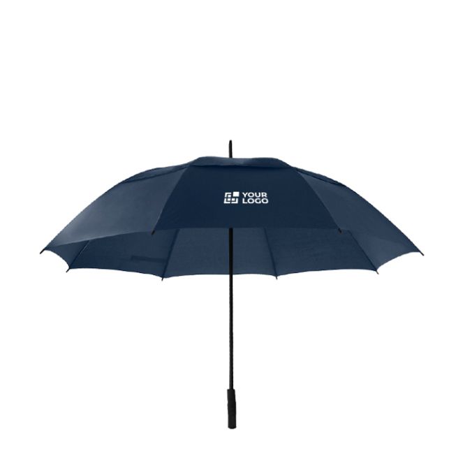 Ombrello da golf con custodia coordinata e stecche in fibra di vetro Ø130