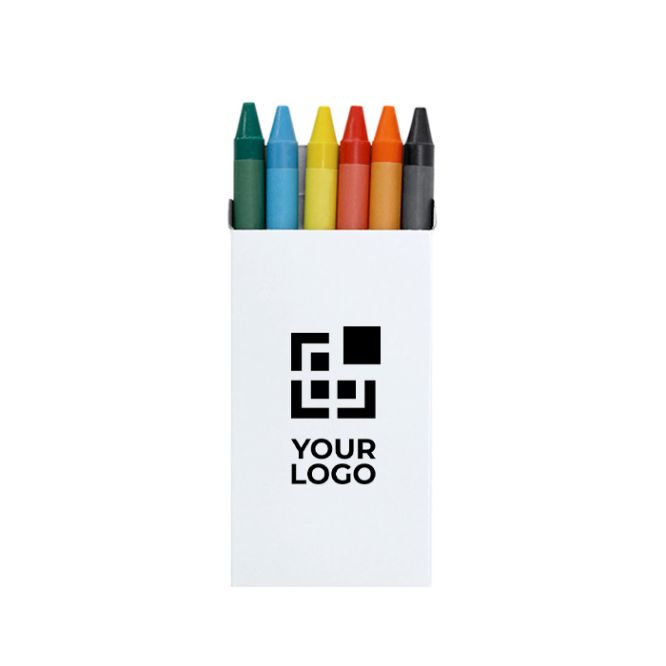 Set di cere in scatola di cartone riciclato da personalizzare