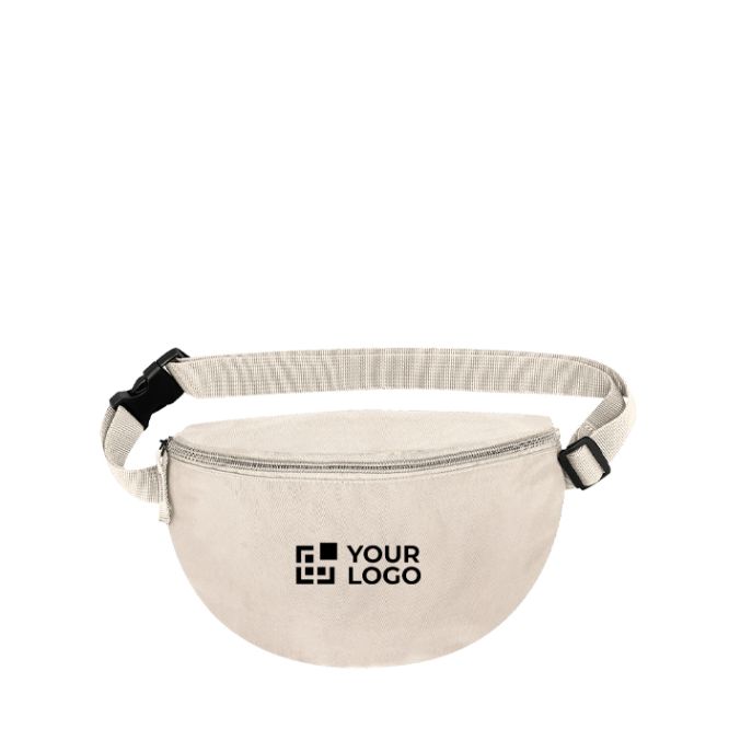 Marsupio in nylon con nastro regolabile e chiusura a clip 135 g/m²