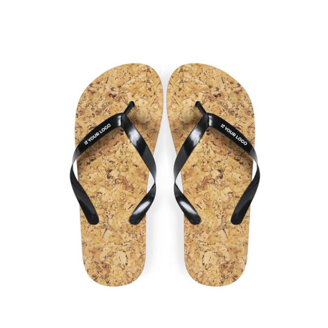 Infradito con suola in EVA con effetto sughero Cork Design 