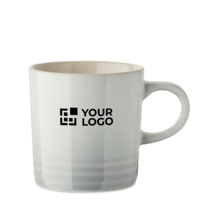 Tazza in ceramica con effetto degradé e interno bianco 290ml