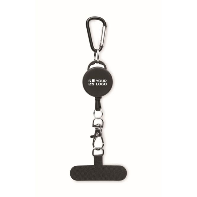 Supporto retrattile per telefono o badge identificativo