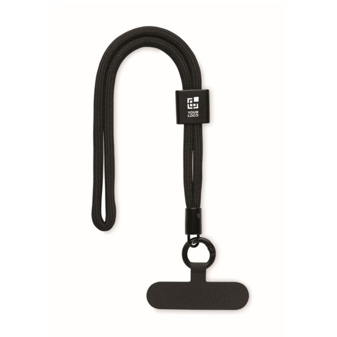 Bracciale regolabile in RPET per cellulare lunghezza 25 cm