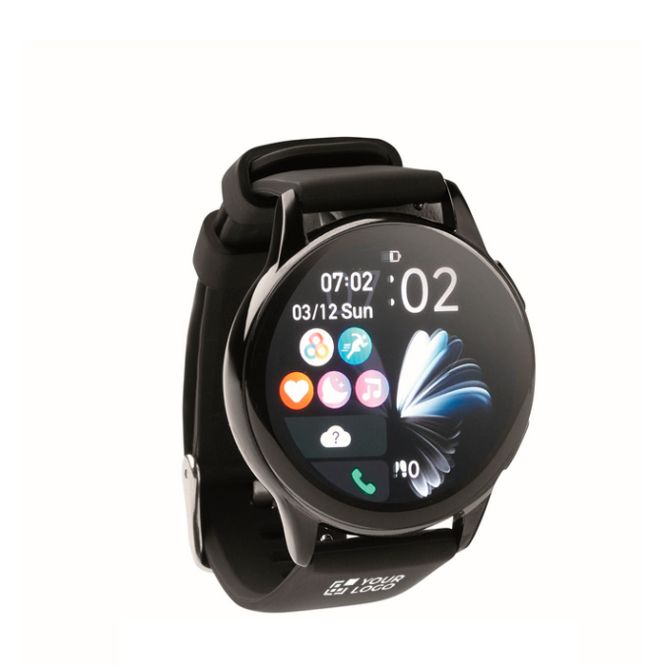 Smartwatch wireless impermeabile con cinturino in silicone