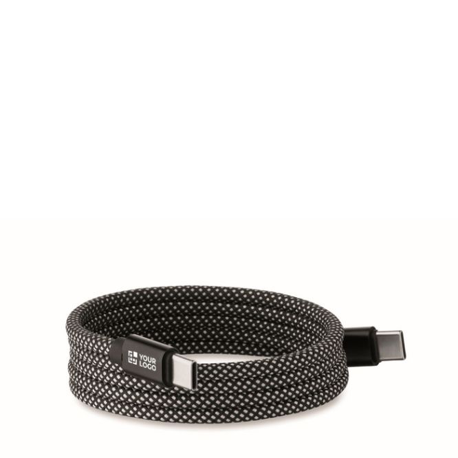 Cavo magnetico intrecciato in RPET Type-C da 60 W, 1 m