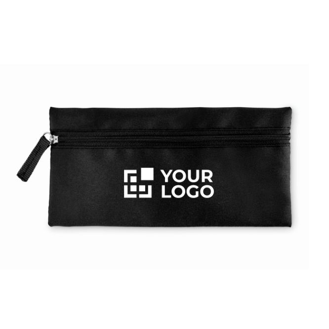 Astuccio con cerniera in poliestere RPET 300D