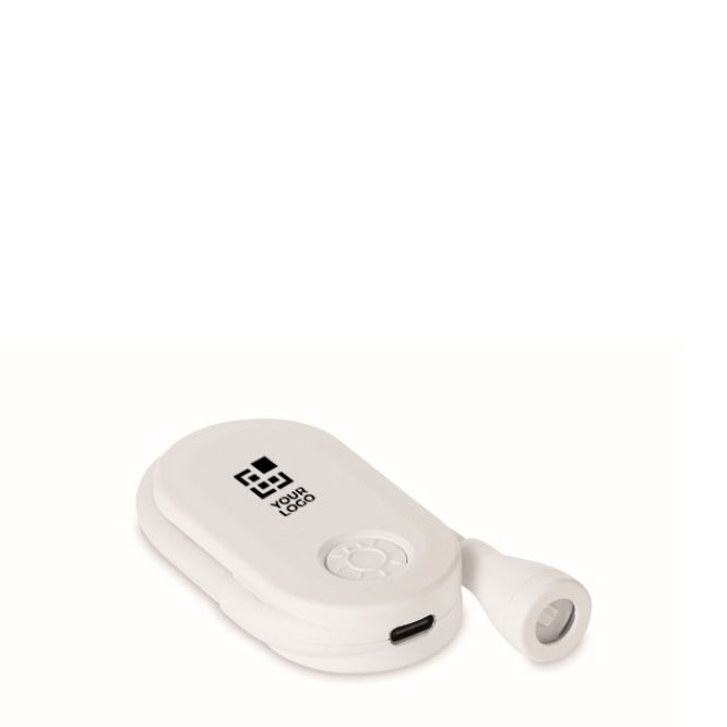 Luce da lettura LED ricaricabile in plastica con clip e 3 modalità