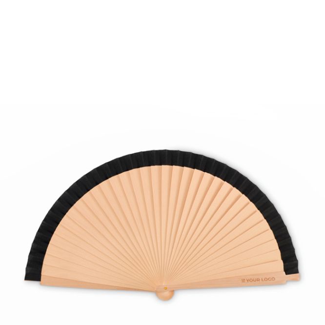 Ventaglio in legno tipo Schima Superba con 34 stecche