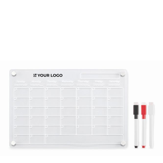 Planner magnetico mensile in acrilico magnetico A4