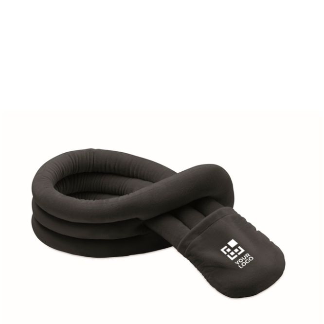 Cuscino da viaggio arrotolabile in poliestere con fodera