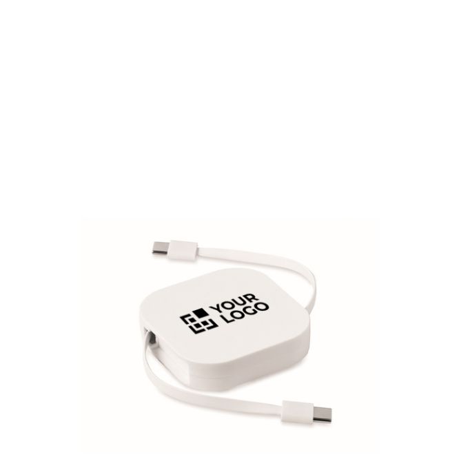 Cavo retrattile Type-C con trasferimento dati e supporto mobile