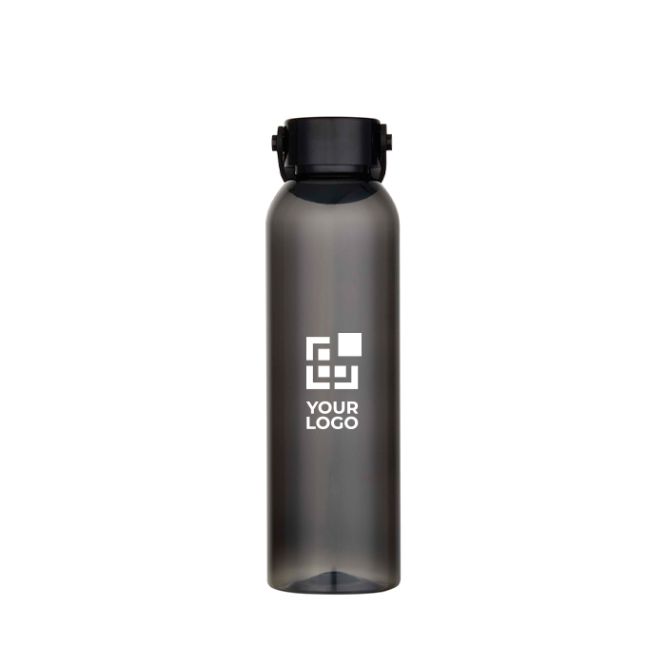 Borraccia in plastica riciclata con manico in silicone sul tappo 630ml