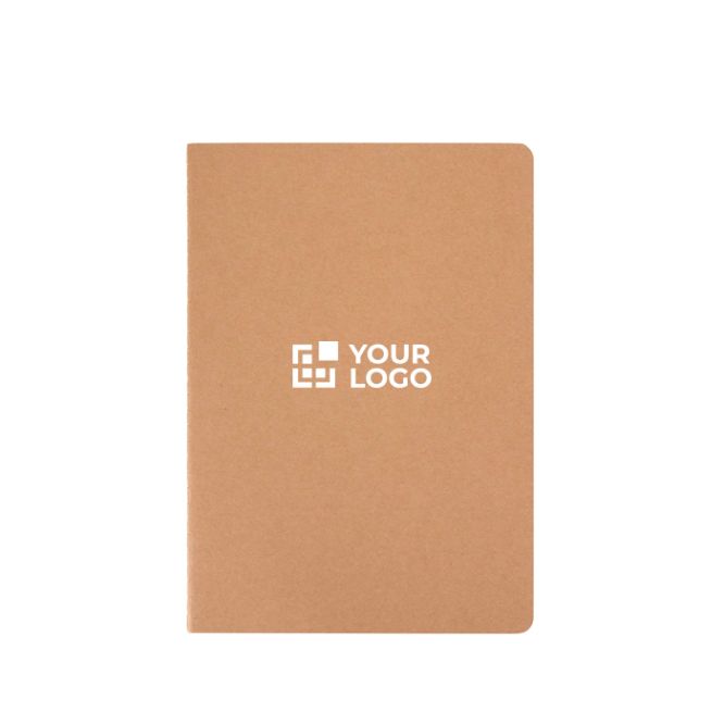 Quaderrno con copertina in cartone kraft A5 puntinato