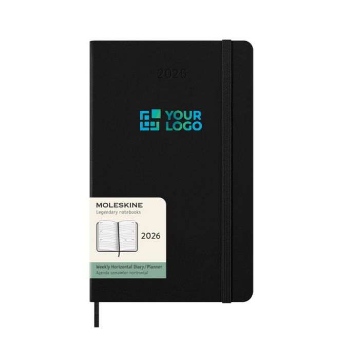 Agenda settimanale orizzontale con tasca interna Moleskine
