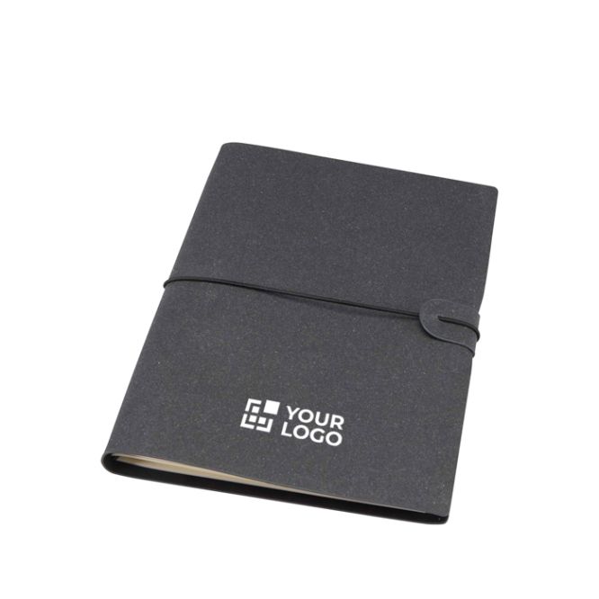 Block notes ricaricabile copertina in plastica riciclata e 2 taccuini A5