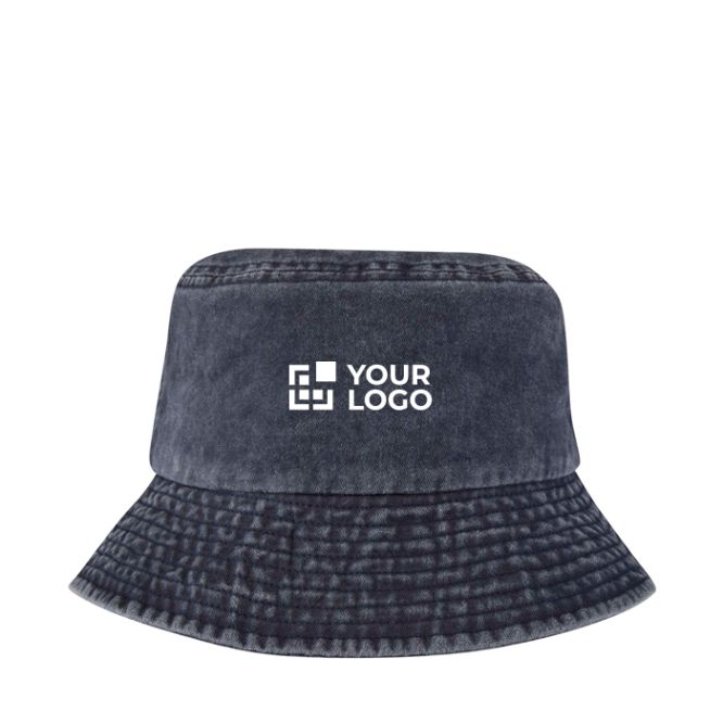 Cappello tipo bob in cotone lavato con design senza tempo 245 g/m2