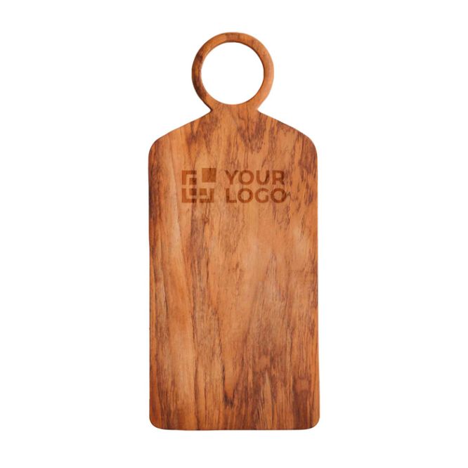 Tagliere fatto a mano con la radice di un albero di teak