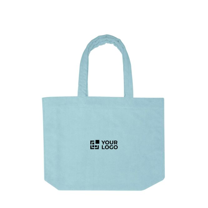 Borsa da spiaggia tote con finitura soft e ampio scomparto