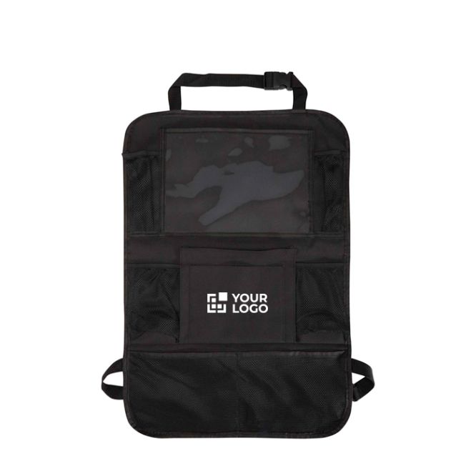 Organizzatore per auto con tasche in rete e finestra