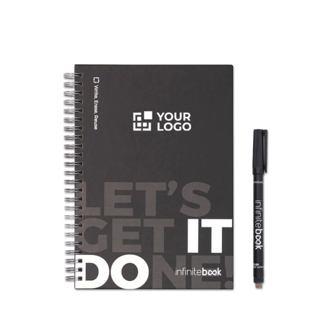 Starter kit Infinitebook prodotto in Europa A5 inchiostro nero